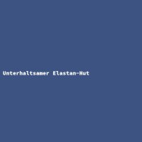 Unterhaltsamer Elastan-Hut