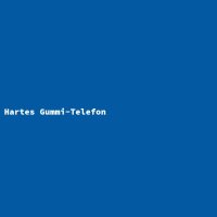 Hartes Gummi-Telefon