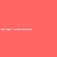 Wertiger Leinen-Klositz
