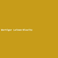 Wertiger Leinen-Klositz
