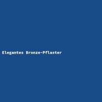 Elegantes Bronze-Pflaster