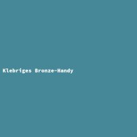 Klebriges Bronze-Handy