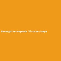 Besorgniserregende Viscose-Lampe