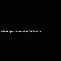 G&uuml;nstiger Kunststoff-Klositz