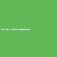 Kleine Leinen-Badehose