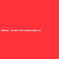 K&uuml;hner Granit-Briefbeschwerer